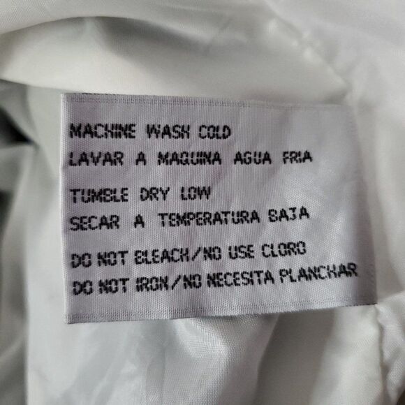 Vtg Y2K Airwalk Skater Windbreaker Jacket Sz XL Navy Blue Tan Color Block - Picture 9 of 9